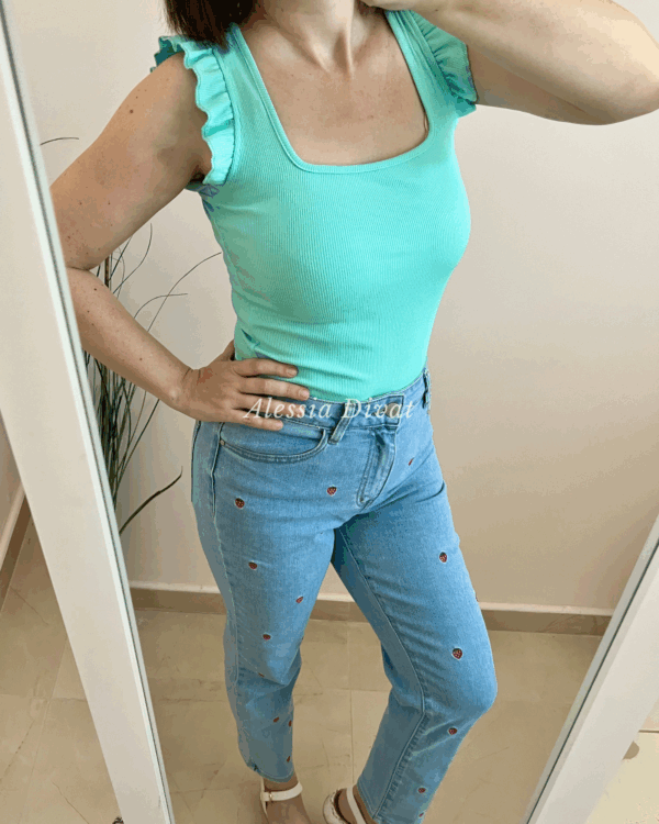 LILI bordázott felső - Image 4